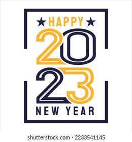 Happy new year 2023 vector
This design is perfect for t-shirts, posters, cards, mugs and more. vector in the form of eps and editable layers