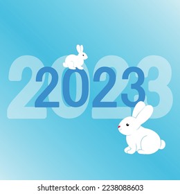 Happy New Year 2023 vector