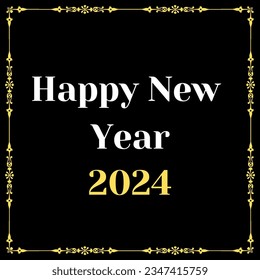 Happy new year 2024 2025 vector eps 10 file format