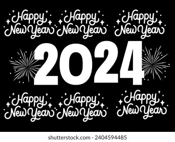 Happy new year 2024 a year to come.