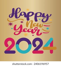 Happy New Year 2024, Happy New Year" is a common greeting used to wish people well as they welcome the beginning of a new calendar year. 