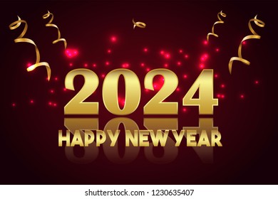 Happy New Year 2027 Design Stock Vector (Royalty Free) 1243107190