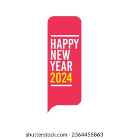 happy new year 2024 design template