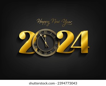 happy new year 2024 design