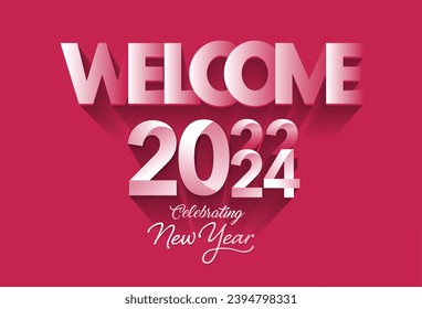 diseño feliz año nuevo 2024