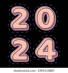 Happy New Year 2024 design