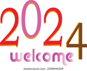 Happy New Year 2024 design