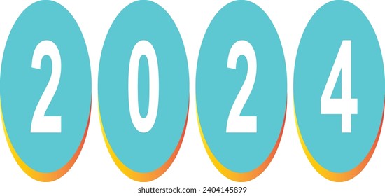 Happy new year 2024 design