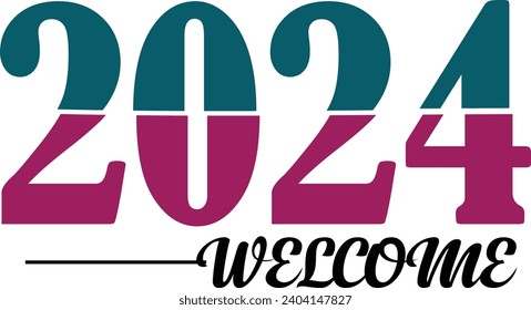 Happy new year 2024 design