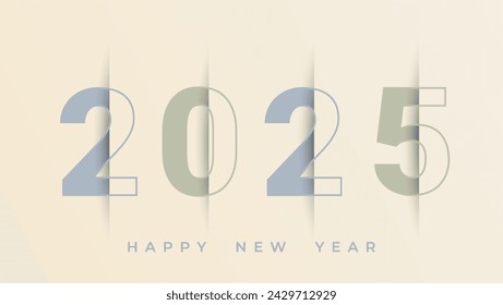 Happy new year 2024. Festive elegant  background. Holiday banner. Background in simple style. Vector illustration. Wallpaper design.