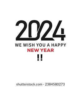 Felices saludos del año nuevo 2024