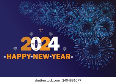 feliz imagen de año nuevo 2024