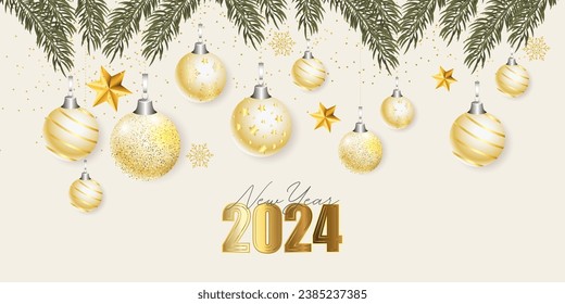 Happy New Year 2024 is the joyous celebration of the beginning of the year 2024.