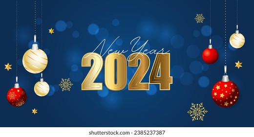 Happy New Year 2024 is the joyous celebration of the beginning of the year 2024.