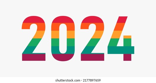 Happy New Year 2024 Lgbtq 2024 Stock Vector Royalty Free 2177897659   Happy New Year 2024 Lgbtq 260nw 2177897659 