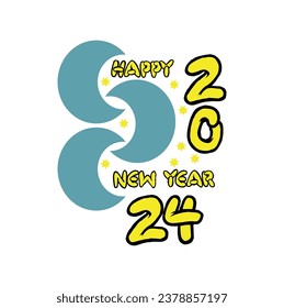 HAPPY NEW YEAR 2024 T SHIRT DESIGN