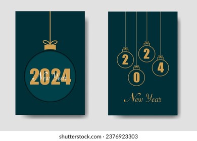 Happy New Year 2024 Template Bundle