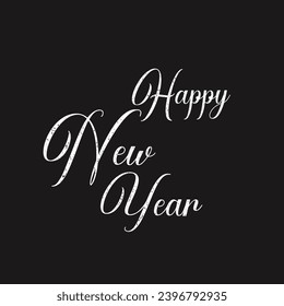 Feliz Año Nuevo 2024 Tipografía