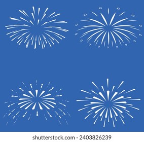 happy new year 2024 vector illustration