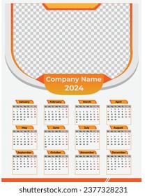  Happy new Year 2024 victor, Free 2024 Yearly Calendar Printable2024 Calendar Templates, 2024 Calendar with Holidays.