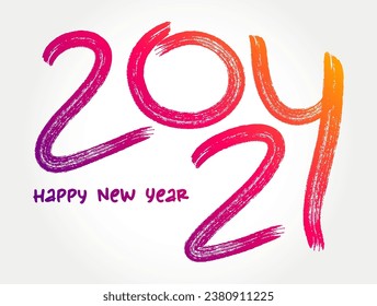 Happy new year 2024, New Year's card. Cover of business diary for 2024. Brochure design template, banner concept background