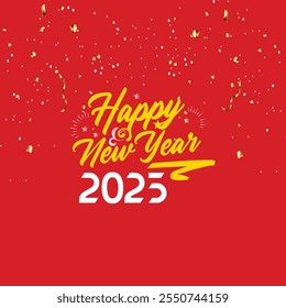 feliz ano novo 2025 design de fundo