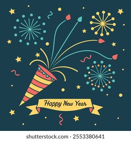 Happy new year 2025 background