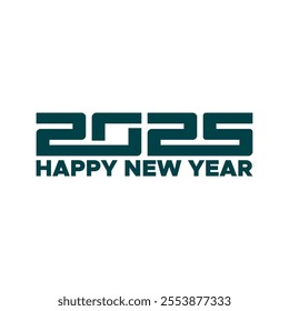 Happy New Year 2025, Happy new year 2025 background banner. Premium vector design for Happy New Year 2025 greetings and celebrations.