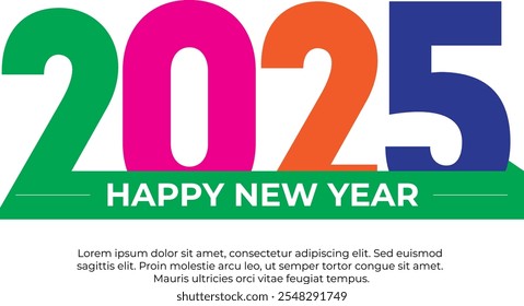 Happy New Year 2025, New year Banner