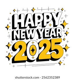 Happy New Year 2025, New Year Celebration, Welcome 2025, Party, Wishes, Festive Season, New Beginnings, New Year Resolutions, Countdown To 2025, Cheers To 2025, Eve