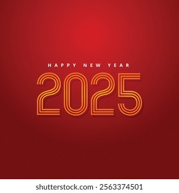 Happy New Year 2025 - Celebration, Joy, Hope, Festive Greetings, New Beginnings