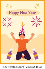 Happy New Year 2025 celebrations