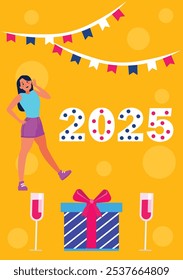 Happy New Year 2025 celebrations