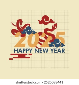 happy new year 2025, chinese new year, snake year