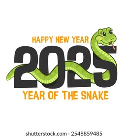 Happy New Year 2025, Chinese new year, year of the snake.