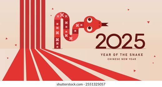 Happy New Year 2025, Happy New Year, Chinese new year, Lunar new year greeting card, banner, poster, social media post, Notebook cover, brochure design, Design for banner, cover, or flyer.