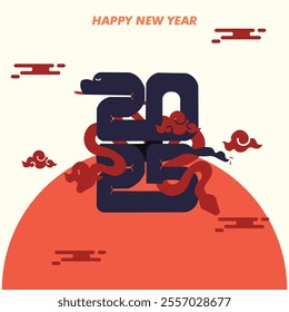 happy new year 2025, chinese new year, snake year
