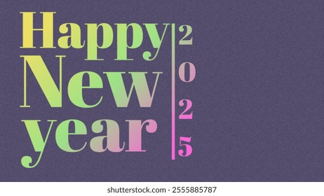 Happy new year 2025. Colour full design EPs file. 