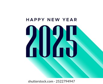 Happy New Year 2025 creative graphic design New Year 2025 celebration creative logo design vector. Happy New Year 2025 simple Modern logo or graphic template designs