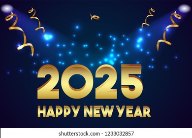 Happy New Year 2025 Design. 