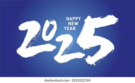 Happy New year 2025 design template