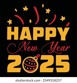 Happy New Year 2025  Design, Happy New Year  Design