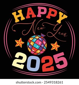 Happy New Year 2025  Design, Happy New Year  Design