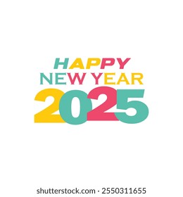 Happy new year 2025 design