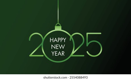 Happy New Year - 2025 New Year Design - New Year Modern Design