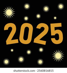 Happy New Year 2025 Design