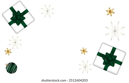 Happy New Year 2025 Elegant gold text with balloons and confetti. Realistic vector illustration