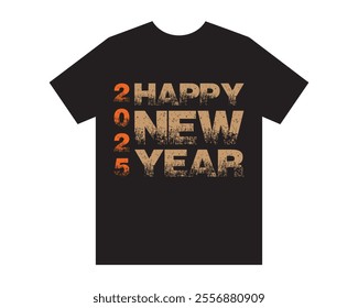 happy new year 2025 eps file white background