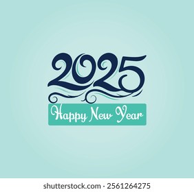 Happy New Year 2025.eps File