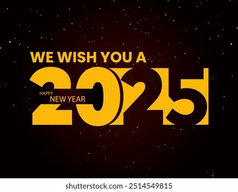 Feliz ano novo 2025 fogos de artifício celebração fundo